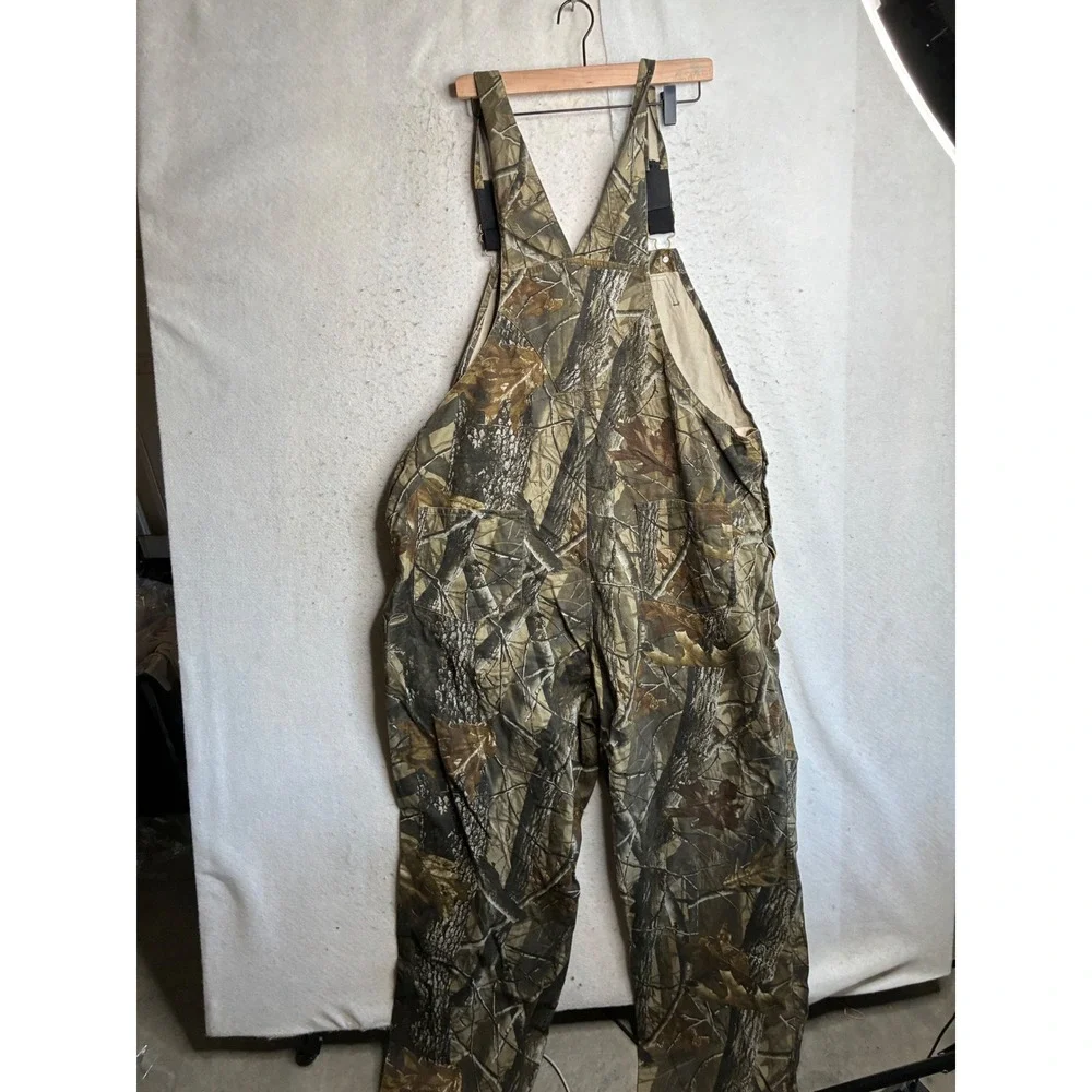 Remington Mens XL Realtree Hardwoods Camo Hunting Bib Overalls GCX001-WRE-RTH-XL